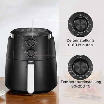 Kumtel HAF-01 4.7 lt Siyah Airfryer