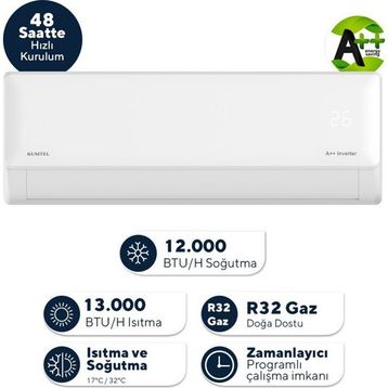 Kumtel Hinoki KMSAC-12 12000 BTU Inverter Duvar Tipi Split Klima