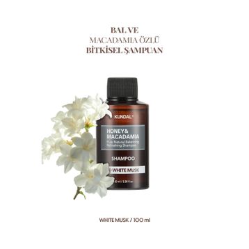 Kundal Kırılma Karşıtı Besleyici Honey Macadamia Nature 100 ml White Musk Bakım Şampuanı