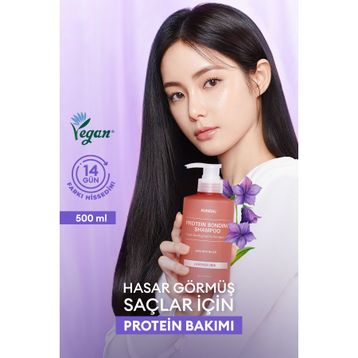 Kundal Yoğun Onarıcı ve Isı Koruyucu Protein Bonding 500 ml Leather Iris Bakım Şampuanı