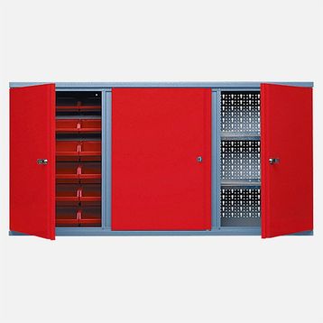 Küpper 120x60x19 cm Kırmızı Avadanlıklı Dolap