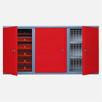 Küpper 120x60x19 cm Kırmızı Avadanlıklı Dolap