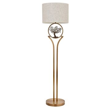 Kura Dizayn LM-9135-1E E27 Metal Kumaş 45 cm Eskitme Kaplama Lambader