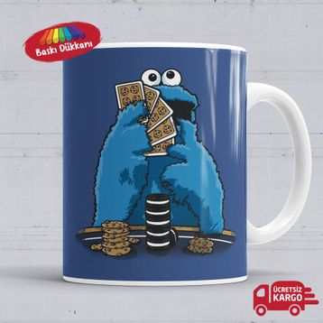 Kurabiye Canavarı Kupa Bardak