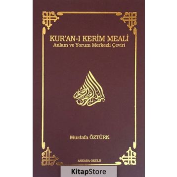 KUR'AN-I KERIM MEALI - MUSTAFA ÖZTÜRK