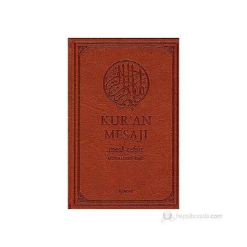 KUR'AN MESAJI - MEAL-TEFSIR (ORTA BOY) - MUHAMMED ESED