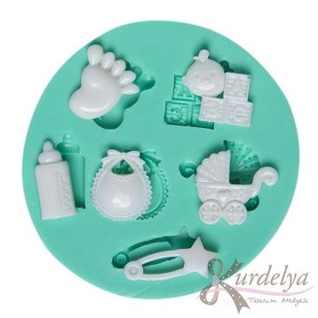 Kurdelya Bebek Eşyaları Silikon Kalıbı
