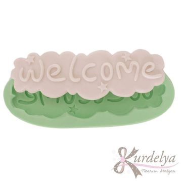Kurdelya Welcome Yazısı Silikon Kalıbı