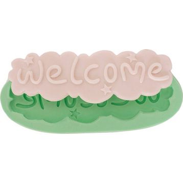 Kurdelya Welcome Yazısı Silikon Kalıbı
