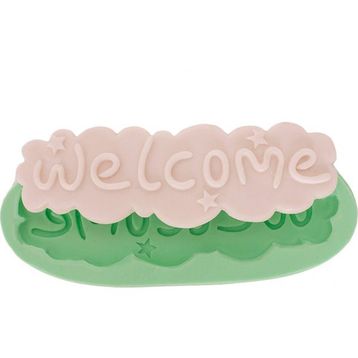 Kurdelya Welcome Yazısı Silikon Kalıbı