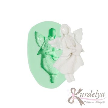 Kurdelya Yılbaşı Melekleri-17 Silikon Kalıbı