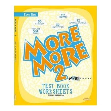 Kurmay ELT 2. Sınıf More More Worksheets Test Book