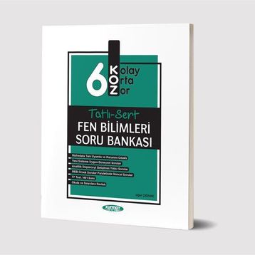 Kurmay Okul Yayınları 6. Sınıf Fen Bilimleri Koz Tatlı Sert Soru Bankası