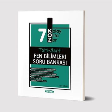 Kurmay Okul Yayınları 7. Sınıf Fen Bilimleri Koz Tatlı Sert Soru Bankası