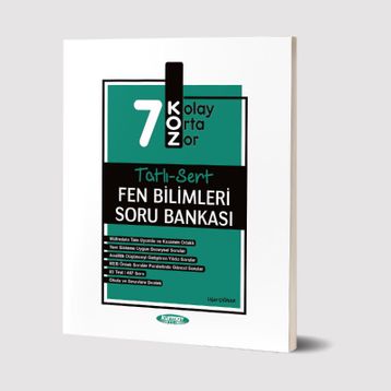 Kurmay Okul Yayınları 7. Sınıf Fen Bilimleri Koz Tatlı Sert Soru Bankası