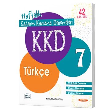 Kurmay Yayınları 7. Sınıf Türkçe Haftalık Kazanım Kavrama Denemeleri