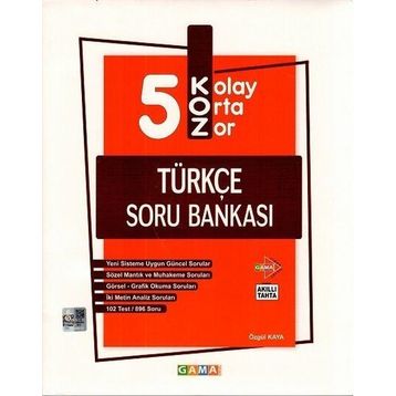 Kurmay Yayınları Koz 5. Sınıf Türkçe Soru Bankası