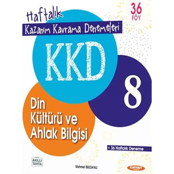 Kurmay Yayınları LGS 8. Sınıf Din Kültürü ve Ahlak Bilgisi Haftalık Kazanım Kavrama Denemeleri