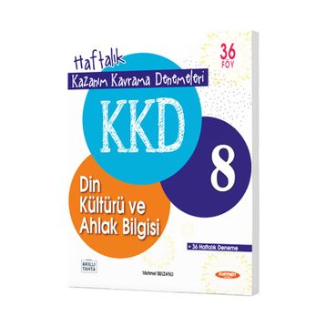 Kurmay Yayınları LGS 8. Sınıf Din Kültürü ve Ahlak Bilgisi Haftalık Kazanım Kavrama Denemeleri