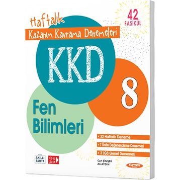 Kurmay Yayınları LGS 8. Sınıf Fen Bilimleri Haftalık Kazanım Kavrama Denemeleri