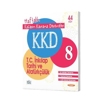 Kurmay Yayınları LGS 8. Sınıf T.C. İnkılap Tarihi ve Atatürkçülük Haftalık Kazanım Kavrama Denemeleri