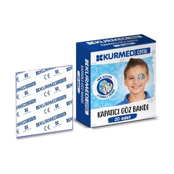 Kurmed Optik Kapatıcı Erkek 20 Adet Göz Bandı