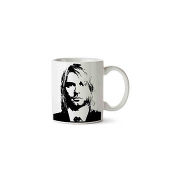 Kurt Cobain Silhouette Baskılı Kupa