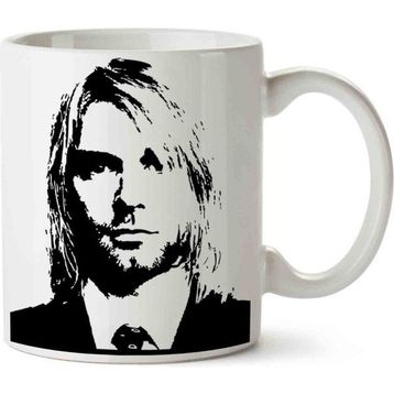 Kurt Cobain Silhouette Baskılı Kupa
