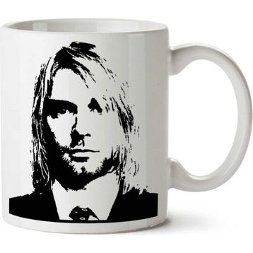Kurt Cobain Silhouette Baskılı Kupa