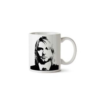 Kurt Cobain Silhouette Baskılı Kupa