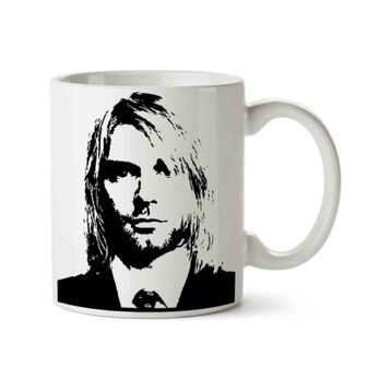 Kurt Cobain Silhouette Baskılı Kupa