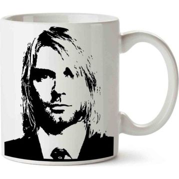 Kurt Cobain Silhouette Baskılı Kupa