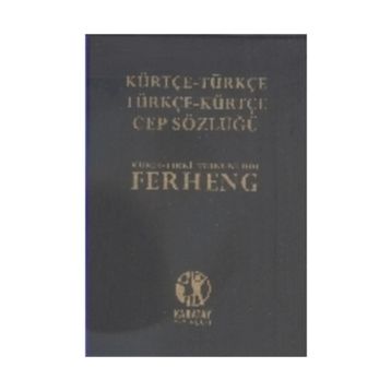 Kürtçe - Türkçe Sözlük (Ciltli)