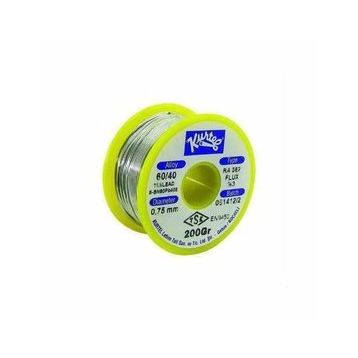 Kurtel 200 gr 0.75 mm Kendinden Pastalı Lehim Teli