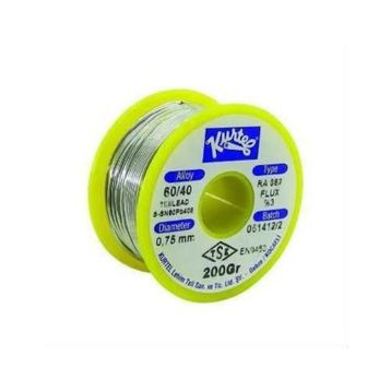 Kurtel 200 gr 0.75 mm Kendinden Pastalı Lehim Teli
