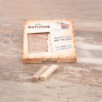 Kurtuluş Kuruyemiş 400 gr Sade ve Kakaolu Özel Kutu Met Helvası