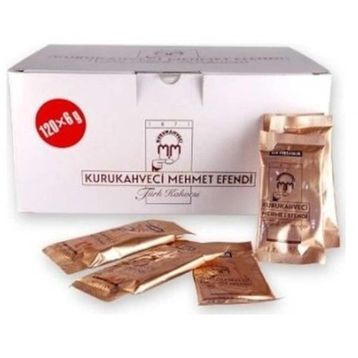 Kuru Kahveci Mehmet Efendi 6 gr Tek Fincanlık Türk Kahvesi (12 adet)