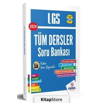 Kurul Yayıncılık 2024 LGS Tüm Dersler Tek Kitap Soru Bankası