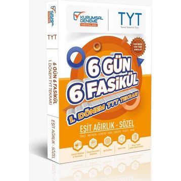 Kurumsal Deneme Yayınları TYT Eşit Ağırlık Sözel 6 Gün 6 Fasikül Yarıyıl Genel Tekrar Kamp Kitabı