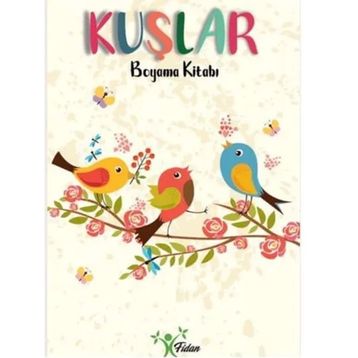 Kuşlar - Boyama Kitabı - Fidan