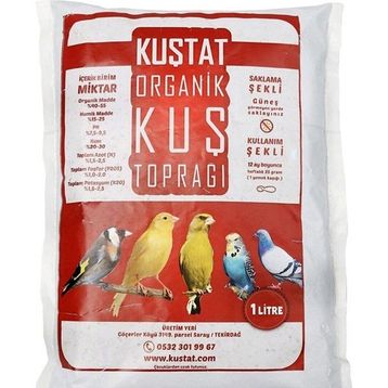 Kuştat Organik 1 lt Kuş Toprağı