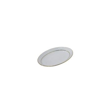 Kütahya Porselen 25 cm Yaldızlı Kayık Tabak