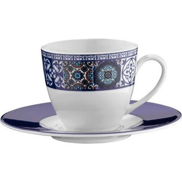 Kütahya Porselen 9316C 6 Kişilik 12 Parça Bone Porselen Kahve Fincan Takımı