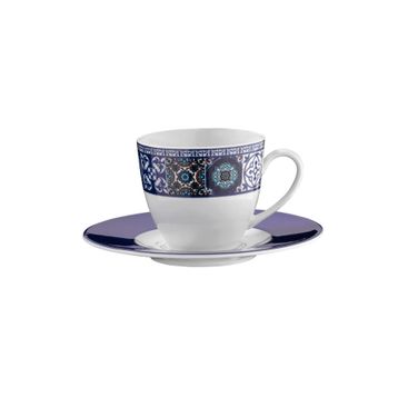 Kütahya Porselen 9316C 6 Kişilik 12 Parça Bone Porselen Kahve Fincan Takımı