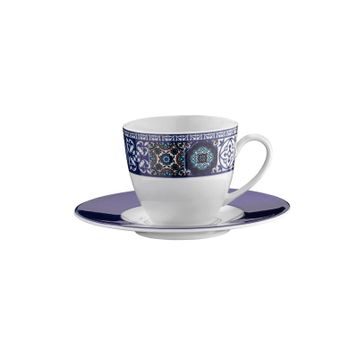 Kütahya Porselen 9316C 6 Kişilik 12 Parça Bone Porselen Kahve Fincan Takımı