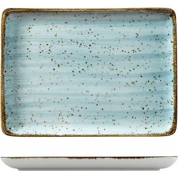 Kütahya Porselen Atlantis Bayı Boya 35x26 cm Düz Tabak