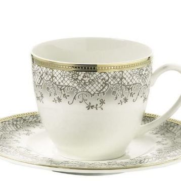 Kütahya Porselen Bone Kalipso 930621 Çay Fincan Takımı