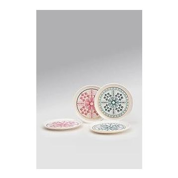 Kütahya Porselen Bone Moderna Chirpy 4 Parça 15 cm Pasta Tabağı