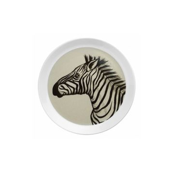 Kütahya Porselen Doğadakiler Zebra 27 cm Servis Tabağı