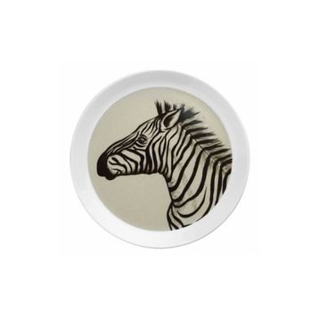 Kütahya Porselen Doğadakiler Zebra 27 cm Servis Tabağı
